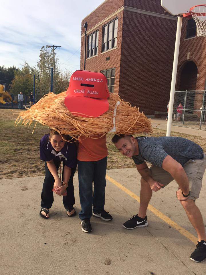 Boy’s funny Donald Trump hair costume a ‘huge’ Halloween treat online - image