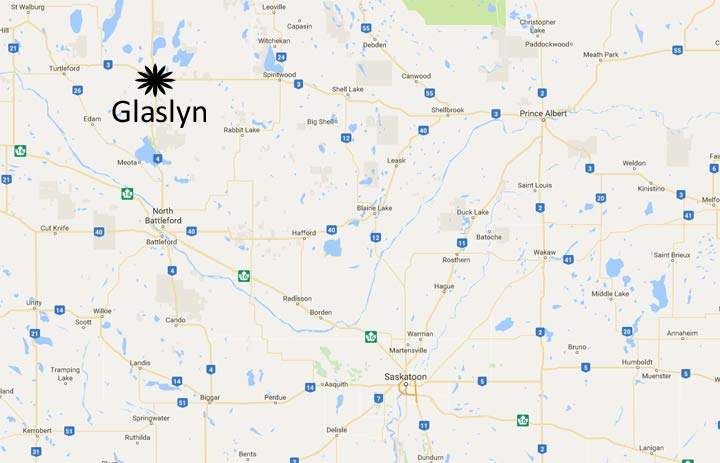 An advisory was issued Tuesday warning residents in Glaslyn, Sask., of a number of wolves in the village.