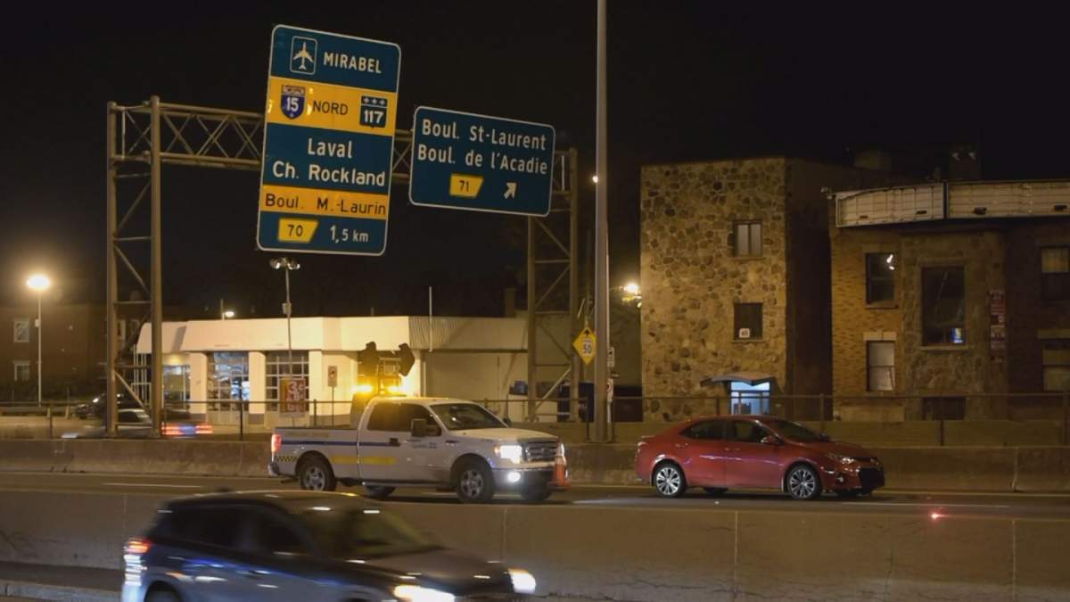 A man was killed crossing Highway 40 east near St-Laurent boulevard at around 8:45 p.m. Thursday night, November 10, 2016.