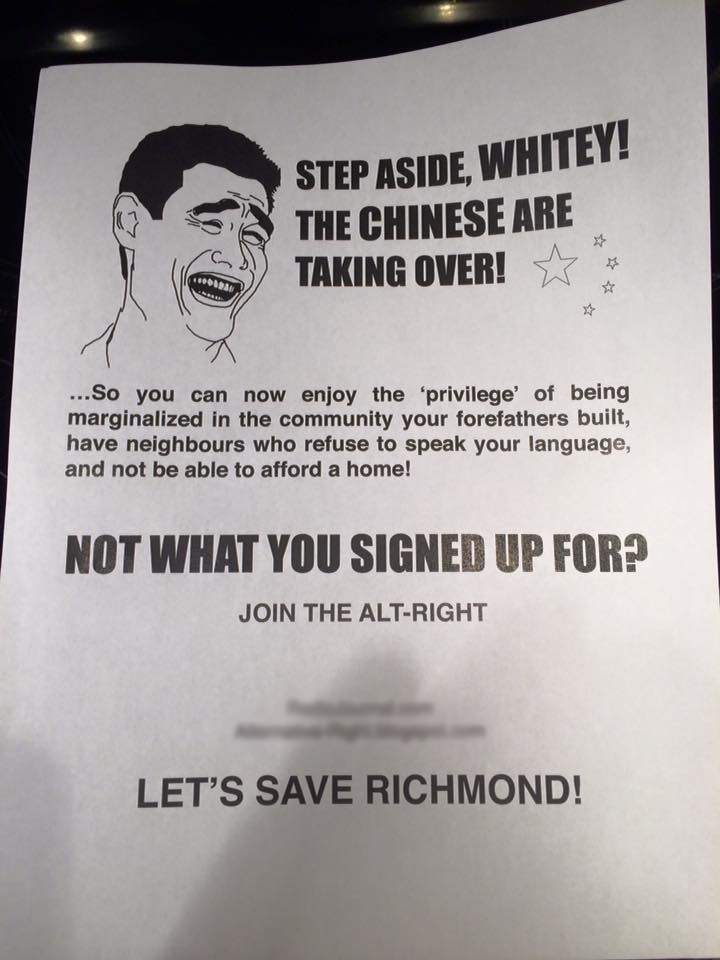 ‘Shocking’ white supremacy posters delivered to Richmond homes - image