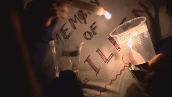 A candle vigil was held Tuesday night to remember six northern Saskatchewan girls who have committed suicide in recent weeks.