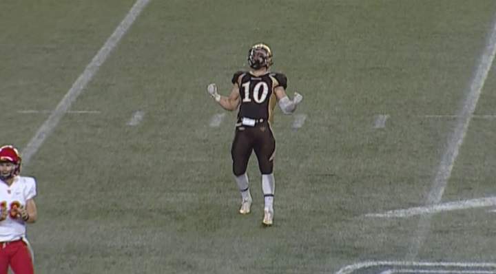 Manitoba Bisons linebacker DJ Lalama.