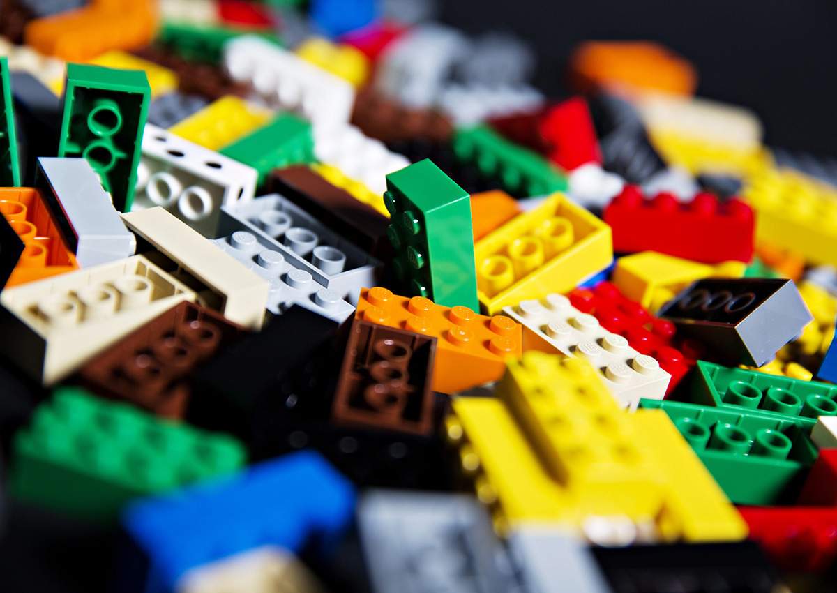 This November 5, 2015 file photo, shows Lego toys. The Danish toy company Lego said Saturday, Nov. 12, 2016 it won't advertise anymore in Britain's Daily Mail, one of several British newspapers targeted by a social media campaign for their anti-immigrant stances. 