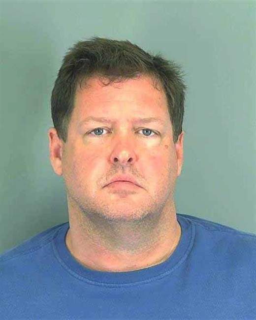 This photo made available by the Spartanburg, S.C., County Sheriff’s Office shows Todd Kohlhepp of Moore, S.C. Kohlhepp was arrested Thursday, Nov. 3, 2016, in connection to a woman being found chained inside a storage container on a property in Woodruff, SC.