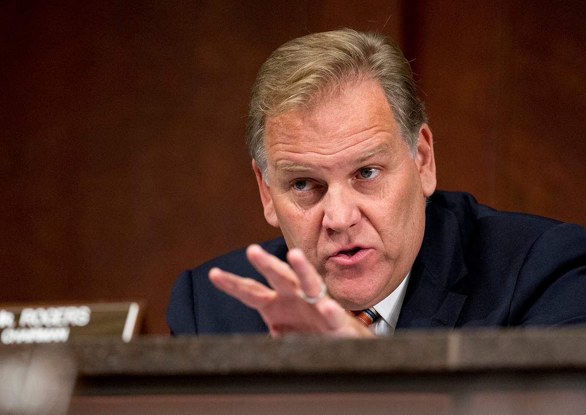  In this Sept. 18, 2014 file photo, then-Rep. Mike Rogers, R-Mich., questions witnesses during a full committee hearing on the threat posed by Islamic extremists, on Capitol Hill in Washington.