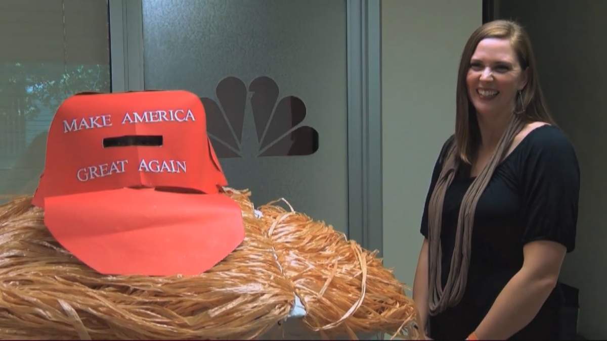 Boy’s funny Donald Trump hair costume a ‘huge’ Halloween treat online - image