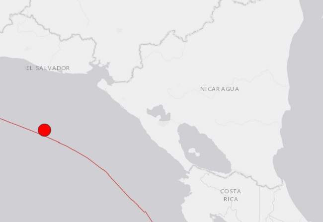 An earthquake has struck off the Pacific coast of Central America, prompting a tsunami warning in Nicaragua.