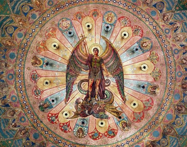 Cupola of Saint-Michael the Archangel Guido Nincheri, Courtesy of Roger Boccini Nincheri.