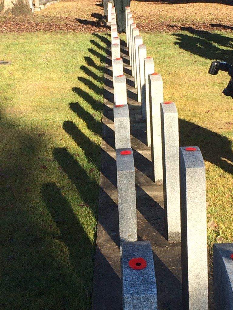 No Stone Left Alone at Edmonton’s Beechmount Cemetery Monday, Nov. 7, 2016.