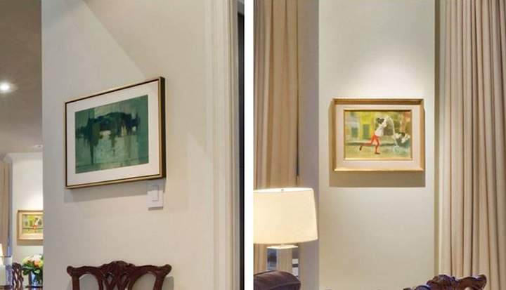 Toronto police are trying to find several paintings, some of which are pictured above, that were allegedly stolen from a downtown apartment.