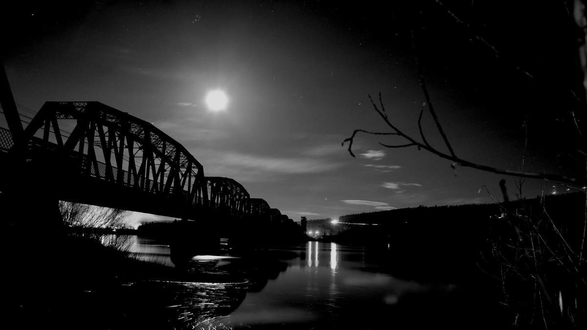 A view of the Nechako River in Prince George.