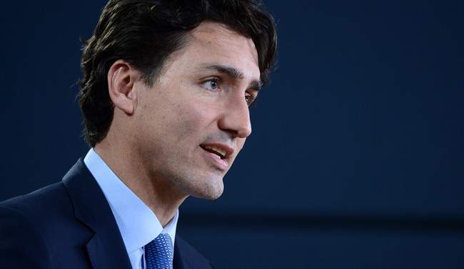 Prime Minister Justin Trudeau holds a press conference at the National Press Theatre in Ottawa on Tuesday, Nov. 29, 2016.