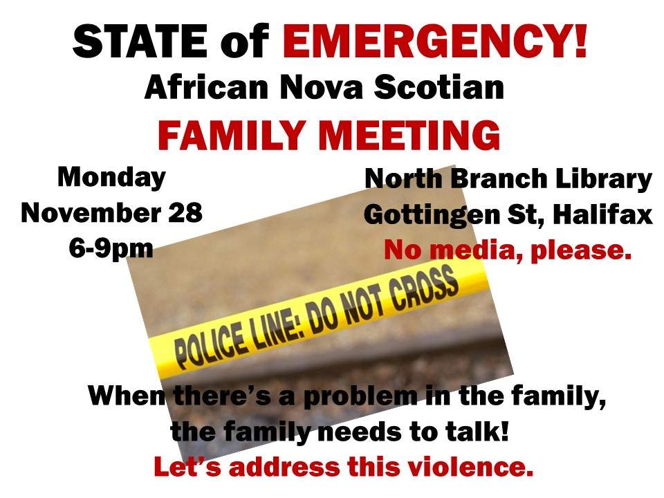 The flyer that was used to promote the event.