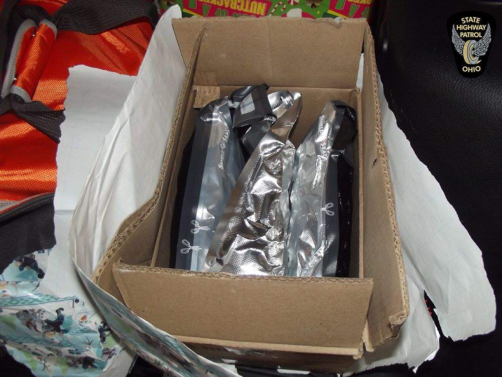 Ohio state troopers find drugs wrapped as Christmas gifts - image