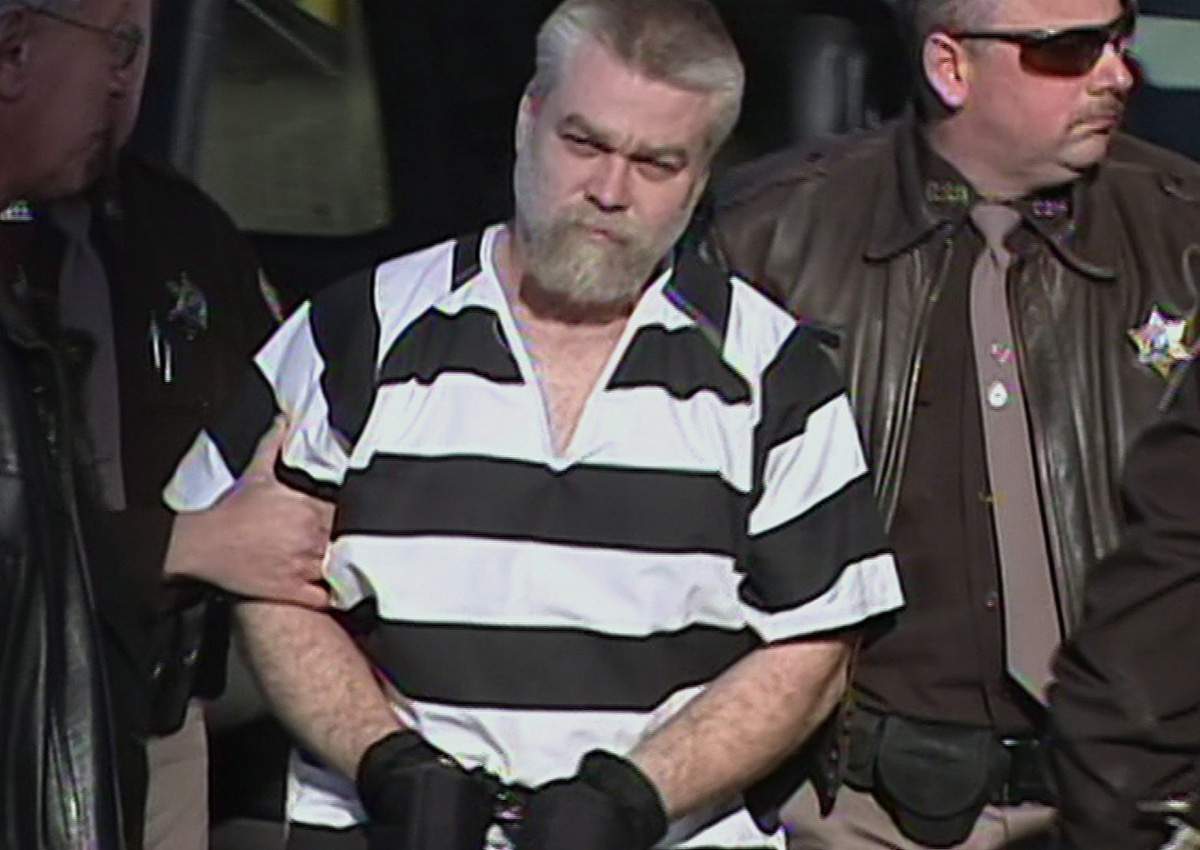 Steven Avery is seen in a still image made from video from part of the true crime series "Making a Murderer" in a handout image. 