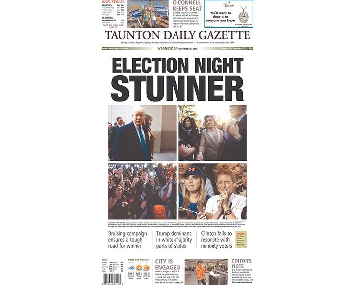 Newspaper front pages day after Donald Trump shocked America becoming country’s 45th president - image