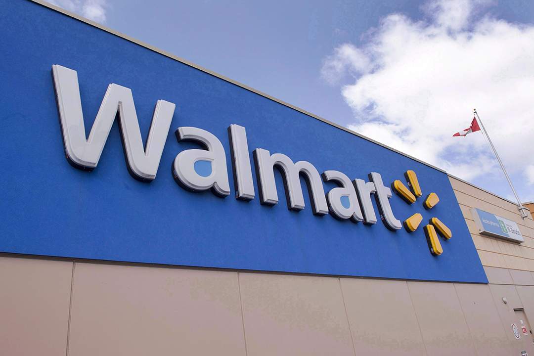 Signage at a Walmart store is seen on Tuesday, May 3, 2016.