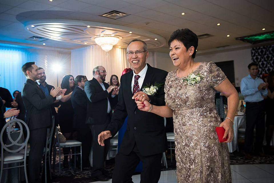 Narith Taing at a family event.