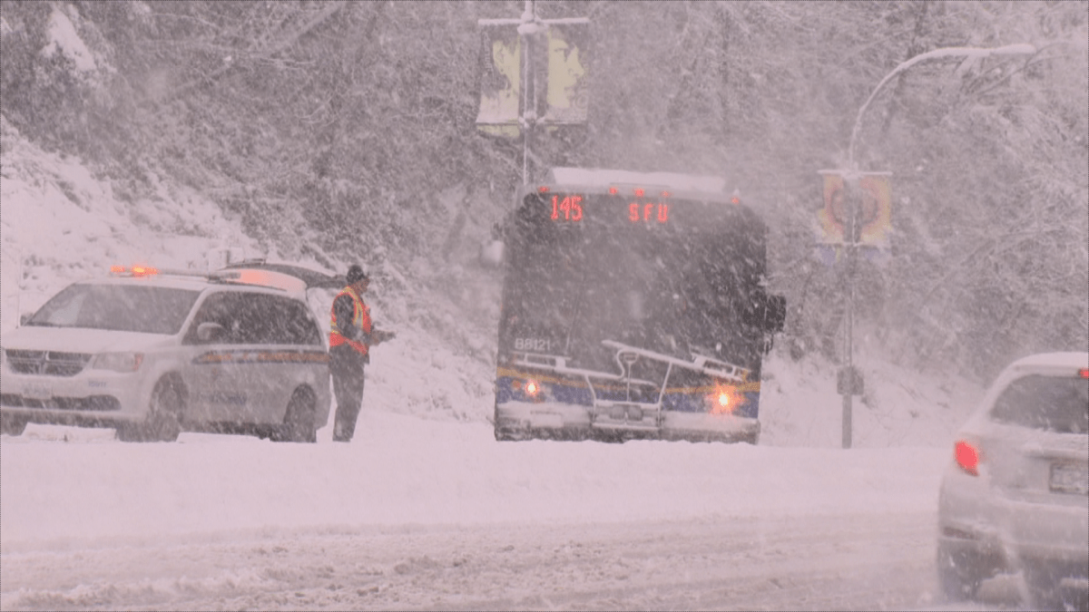 Snow in Vancouver