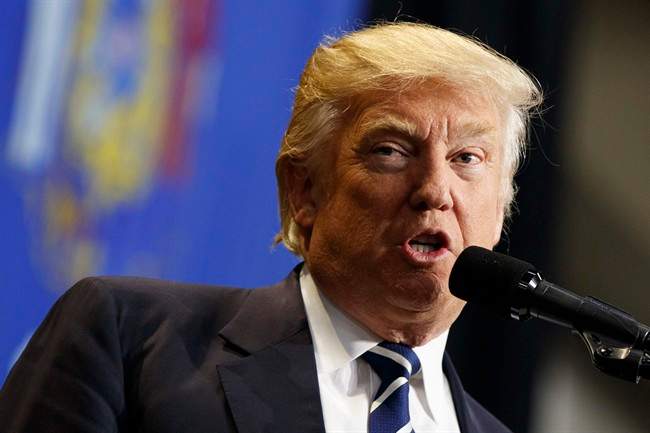 President-elect Donald Trump speaks during a rally at the Wisconsin State Fair Exposition Center, Tuesday, Dec. 13, 2016, in West Allis, Wis. 