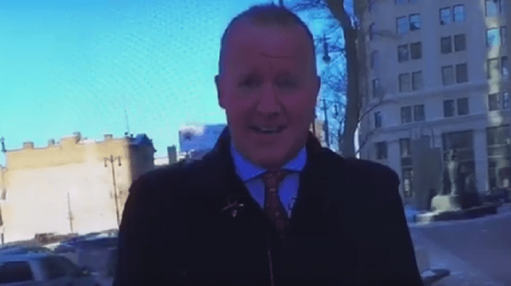 Kyle Keefe, a reporter for the Colorado Avalanche, was in Winnipeg over the weekend reporting on one of the coldest days of the year.