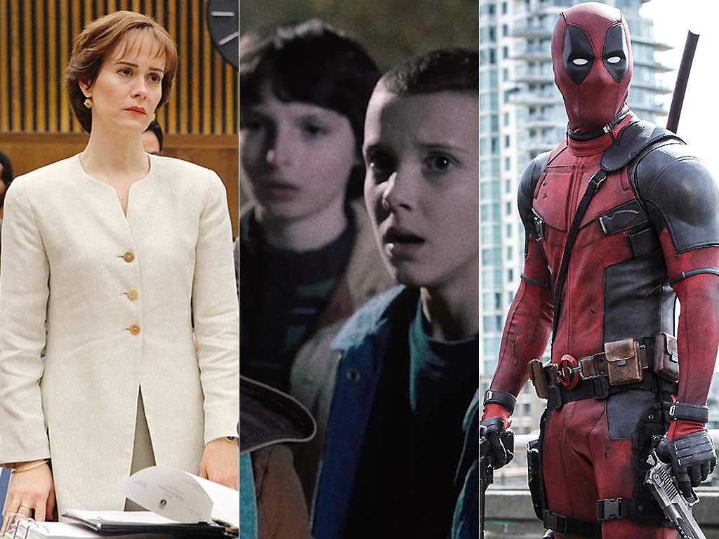 The People vs. O.J. Simpson, Stranger Things, Deadpool