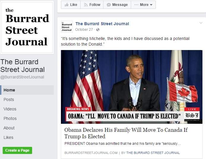 The author of a satirical news website said fake news sites are stealing his work and passing it off as fact.
