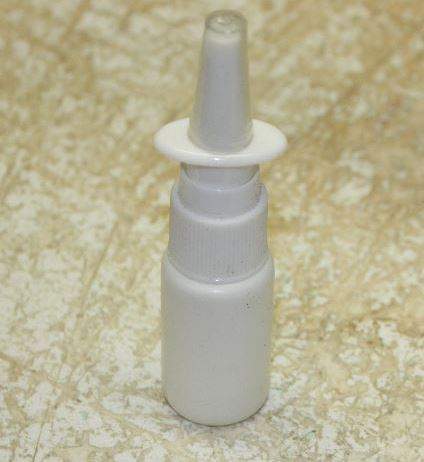 Hamilton police say carfentanil was found in this unmarked nasal inhaler.