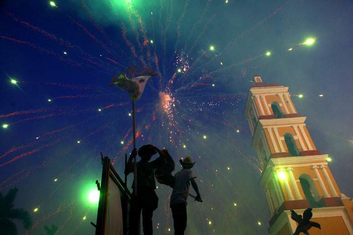 Fireworks in Cuba