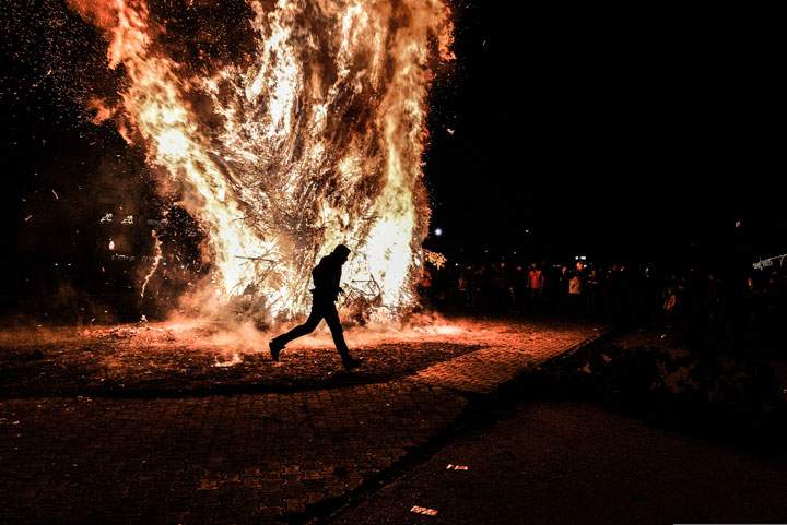 Florina bonfires