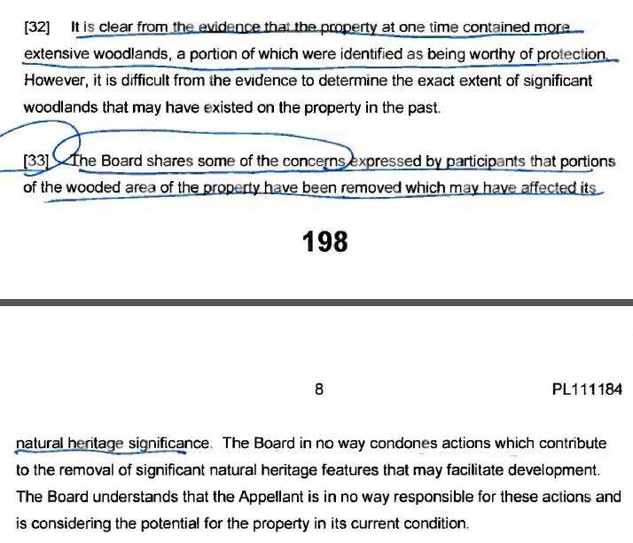 Part of the OMB decision on the Grand Trunk lands.