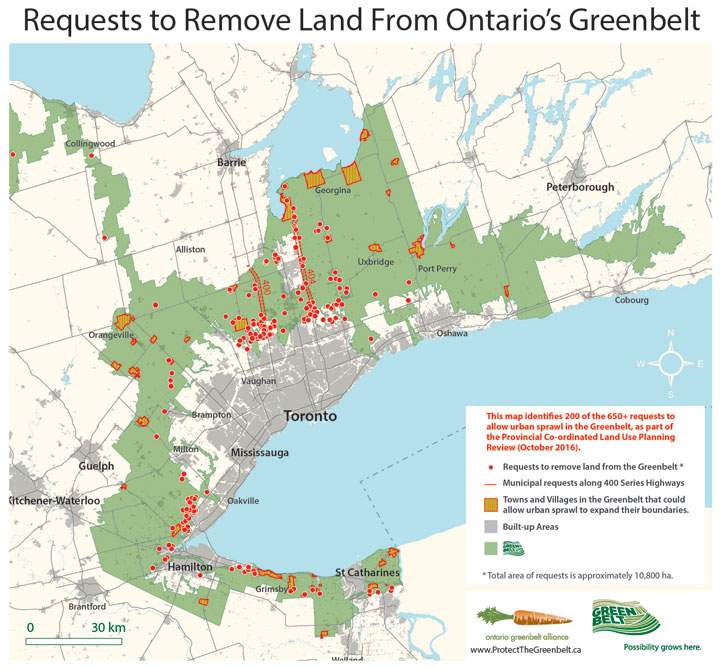 Map by the Greenbelt Foundation.
