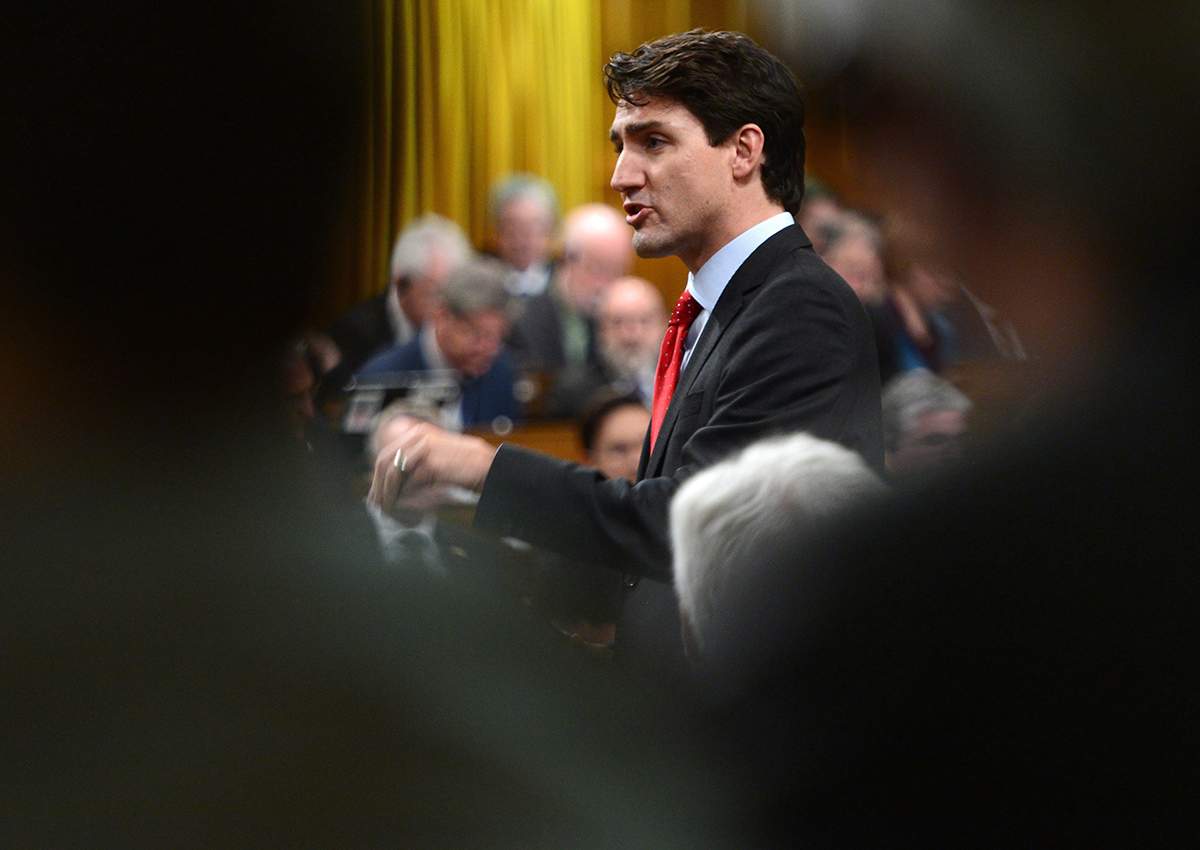 Prime Minister Justin Trudeau responds to a question during question period in the House of Commons on Parliament Hill in Ottawa on Thursday, Dec. 8, 2016.