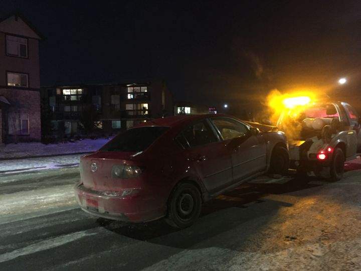 EMS said the crash was between a sedan and minivan.
