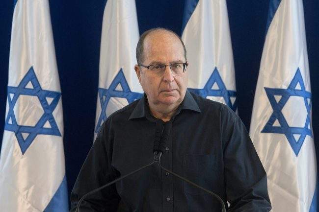 Israel's former Defense Minister Moshe Yaalon, seen here in a May 20, 2016 file photo, was falsely quoted in the AWD News fake story. 