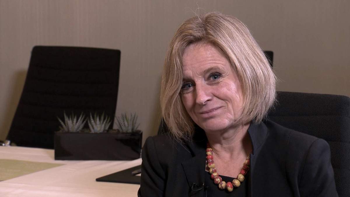 Alberta Premier Rachel Notley.