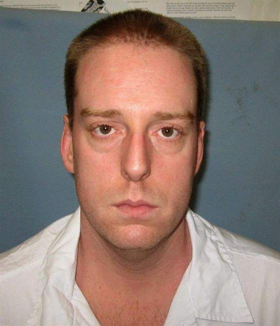 This undated photo provided by the Alabama Department of Corrections shows Ronald Bert Smith Jr. 