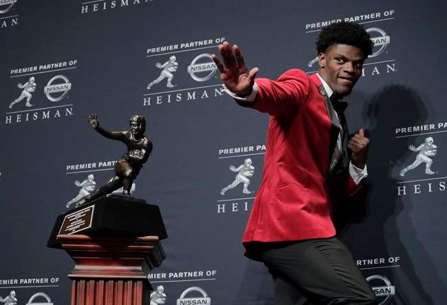 Louisville QB Lamar Jackson is one of 90 names that appear on the partially revealed CFL negotiation lists.