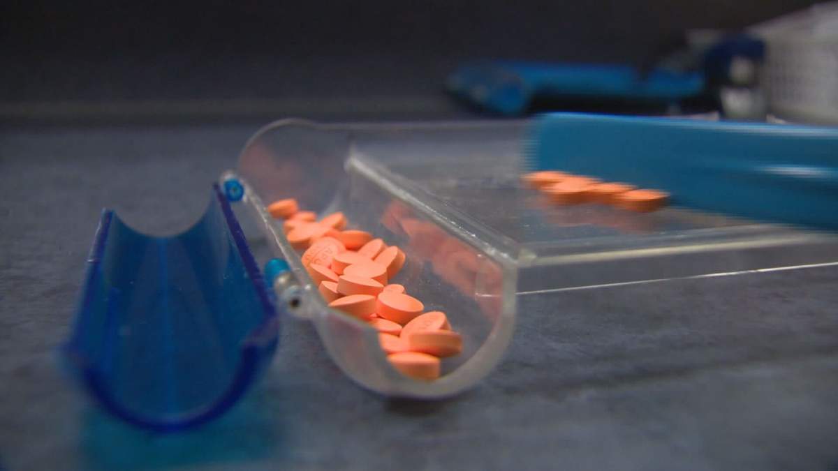 A pill counter, used by pharmacists to count prescription medication, is shown. Pharmacists in New Brunswick say there's issues with the province's new electronic prescription drug monitoring system.