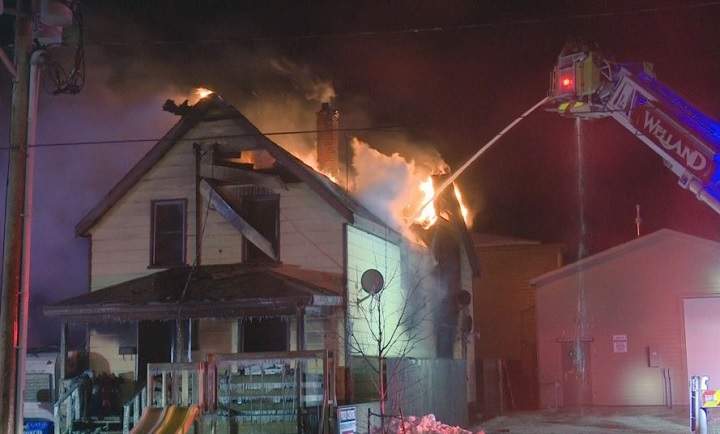 At least one person was killed in a house fire in Port Colborne, Ont. on Dec. 14, 2016.
