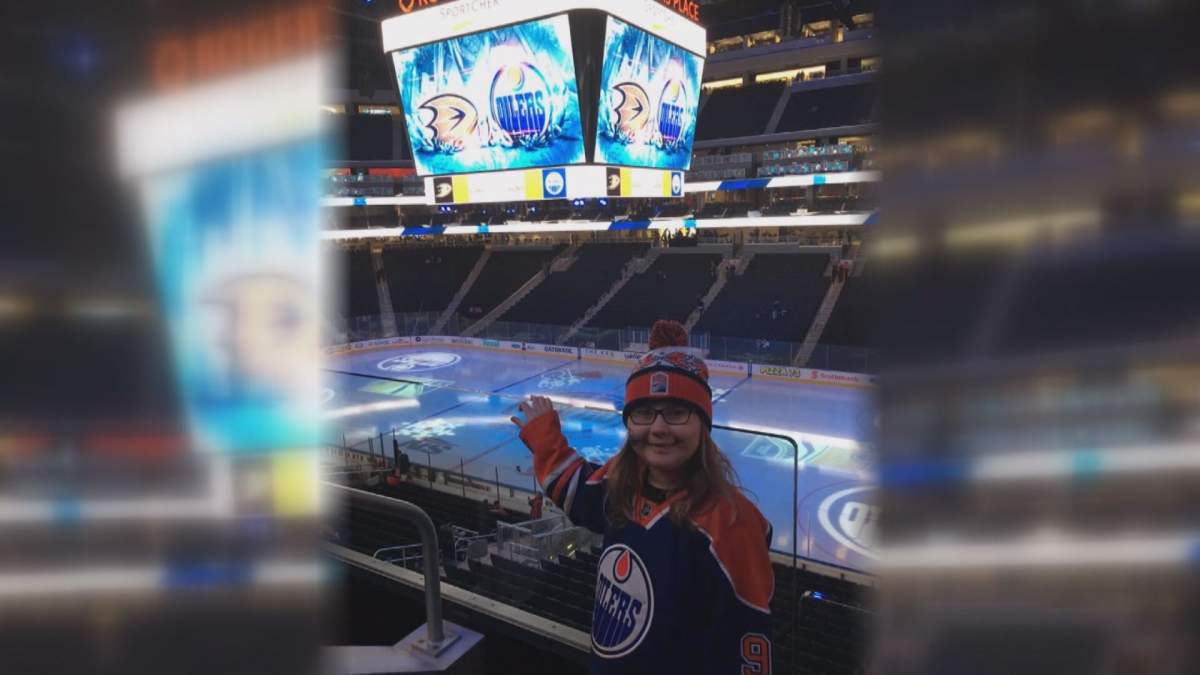 Global Edmonton gets a visit from 10-year-old with terminal brain cancer - image
