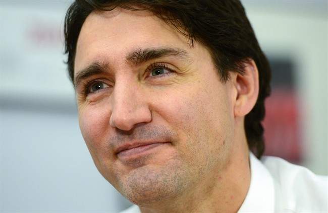 Prime Minister Justin Trudeau takes part in an interview at The Canadian Press bureau in Ottawa on Monday, Dec 19, 2016. 
