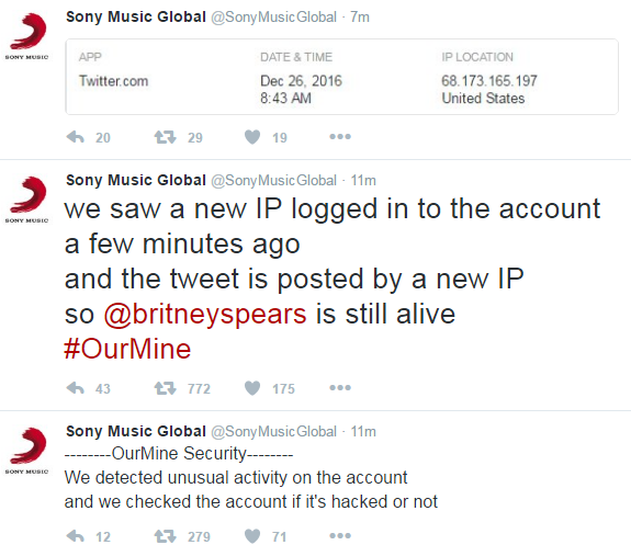 Britney Spears death rumor spread by apparent hackers - image