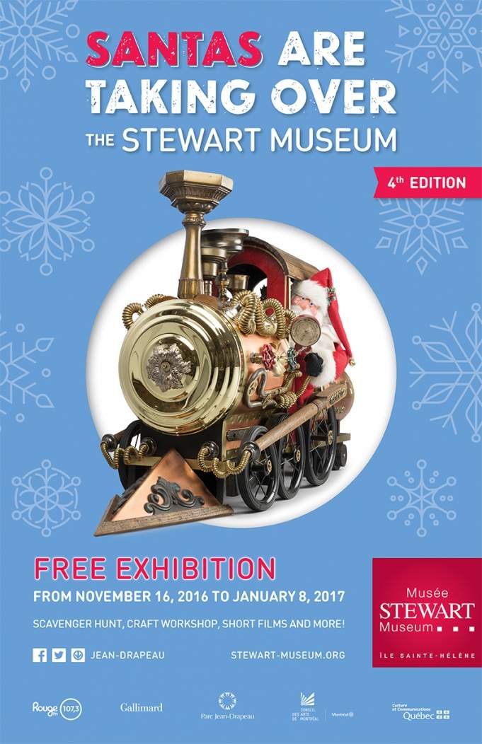 Santas take over the Stewart Museum