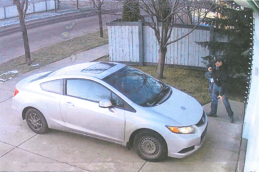 Edmonton police are asking for the public's help to identify a suspect who allegedly stole Christmas decorations from a home on Summerside Drive on Nov. 28. 