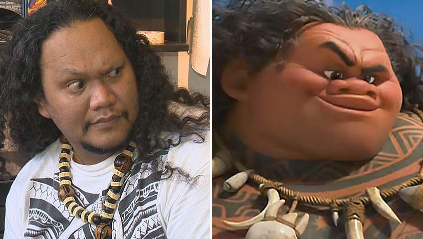 Disney doppelganger? Kelowna man bears striking resemblance to Moana character - image