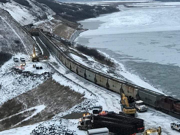 CP Rail says a freight train derailed Friday morning in the Rural Municipality of Longlaketon.
