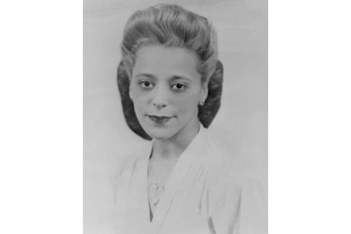 Viola Desmond poses for a portrait in 1940.