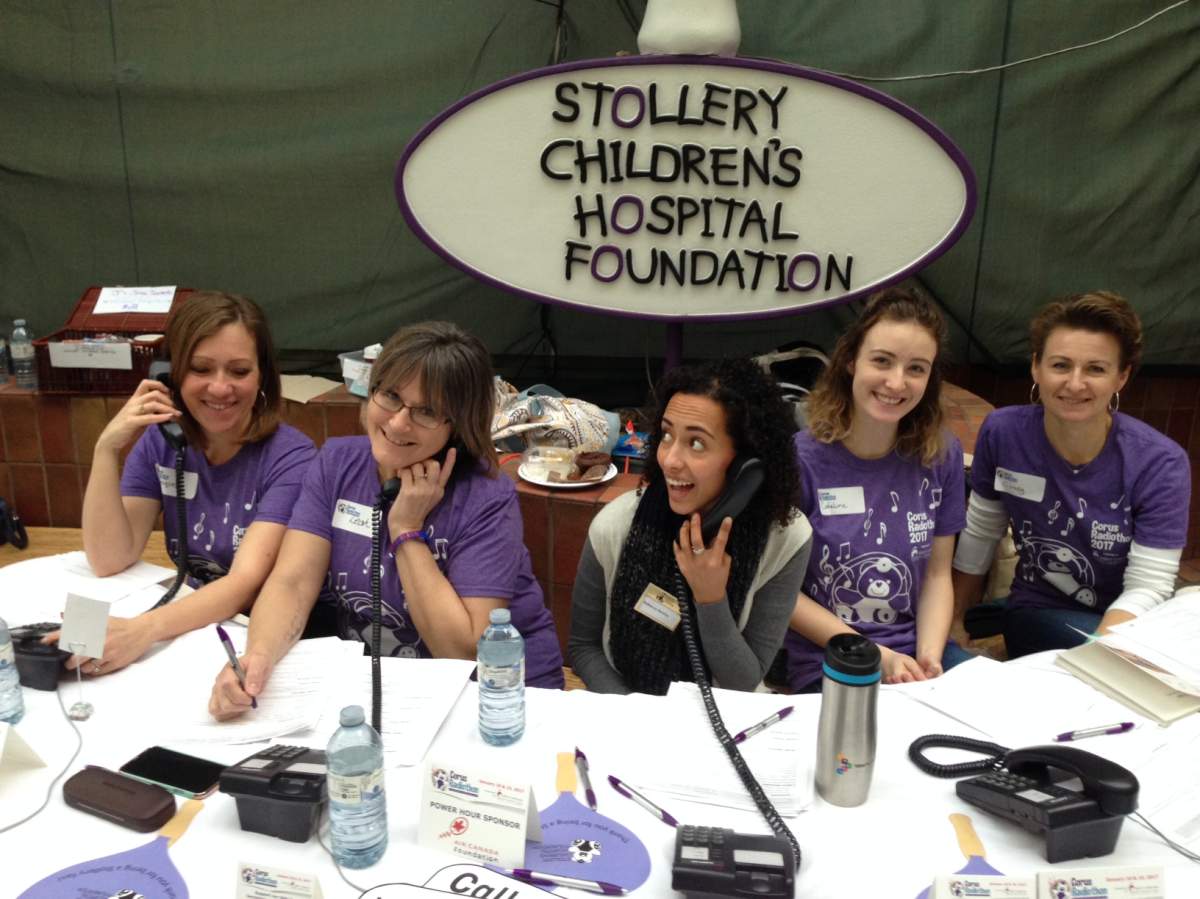 The 18th Annual Corus Radiothon is a live, two-day broadcast on CISN Country 103.9 from the lobby of the Stollery Children’s Hospital.
