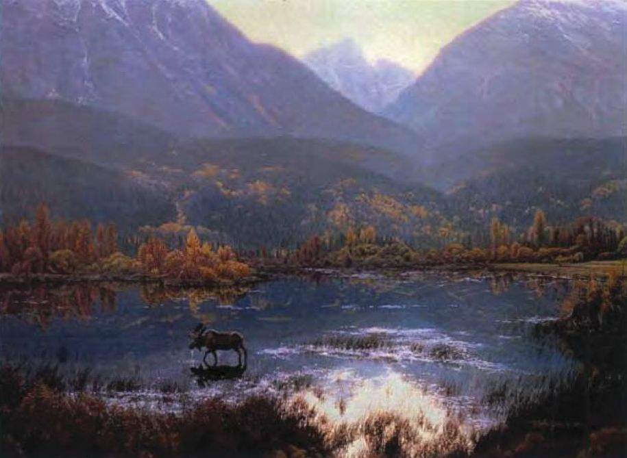 "Canadian Autumn," one of the pieces of art stolen in September, according to Alberta RCMP.